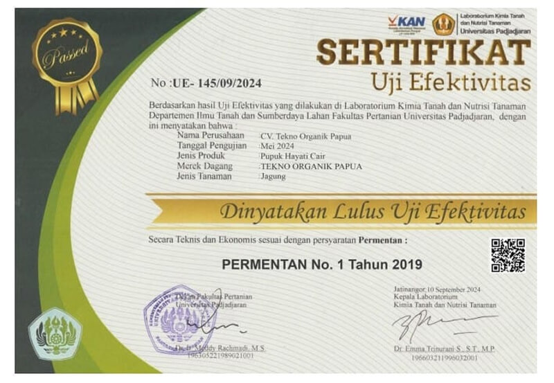 Indonesia Governement Lab Result Accredidation (1) Indonesia Governement Lab Result Accredidation (1)